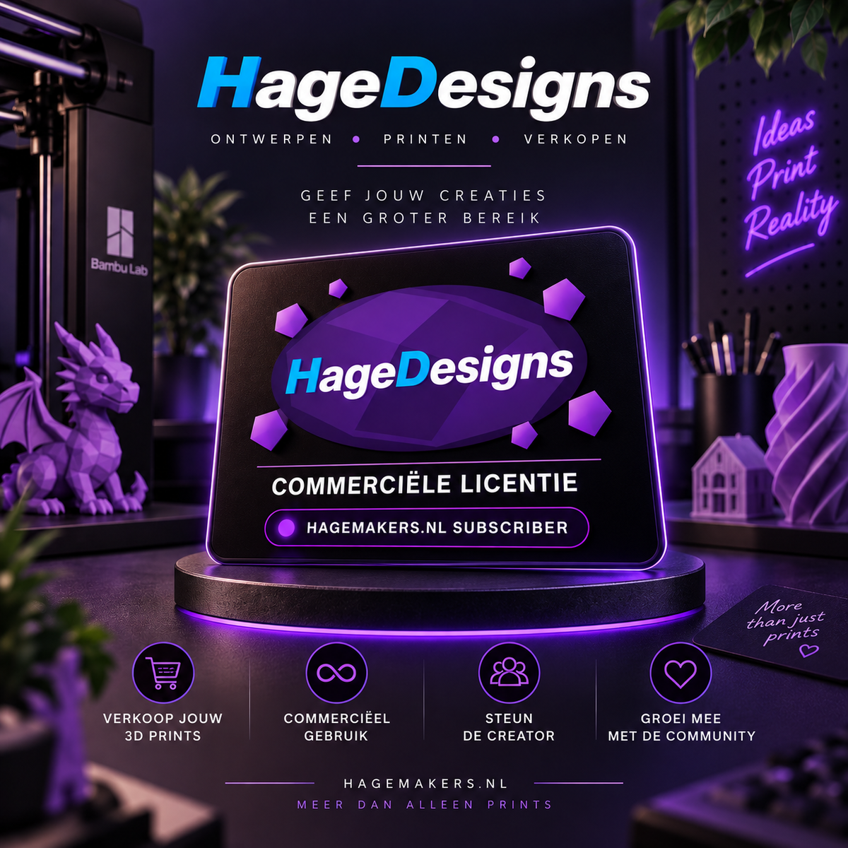Commerciële licentie HageDesigns