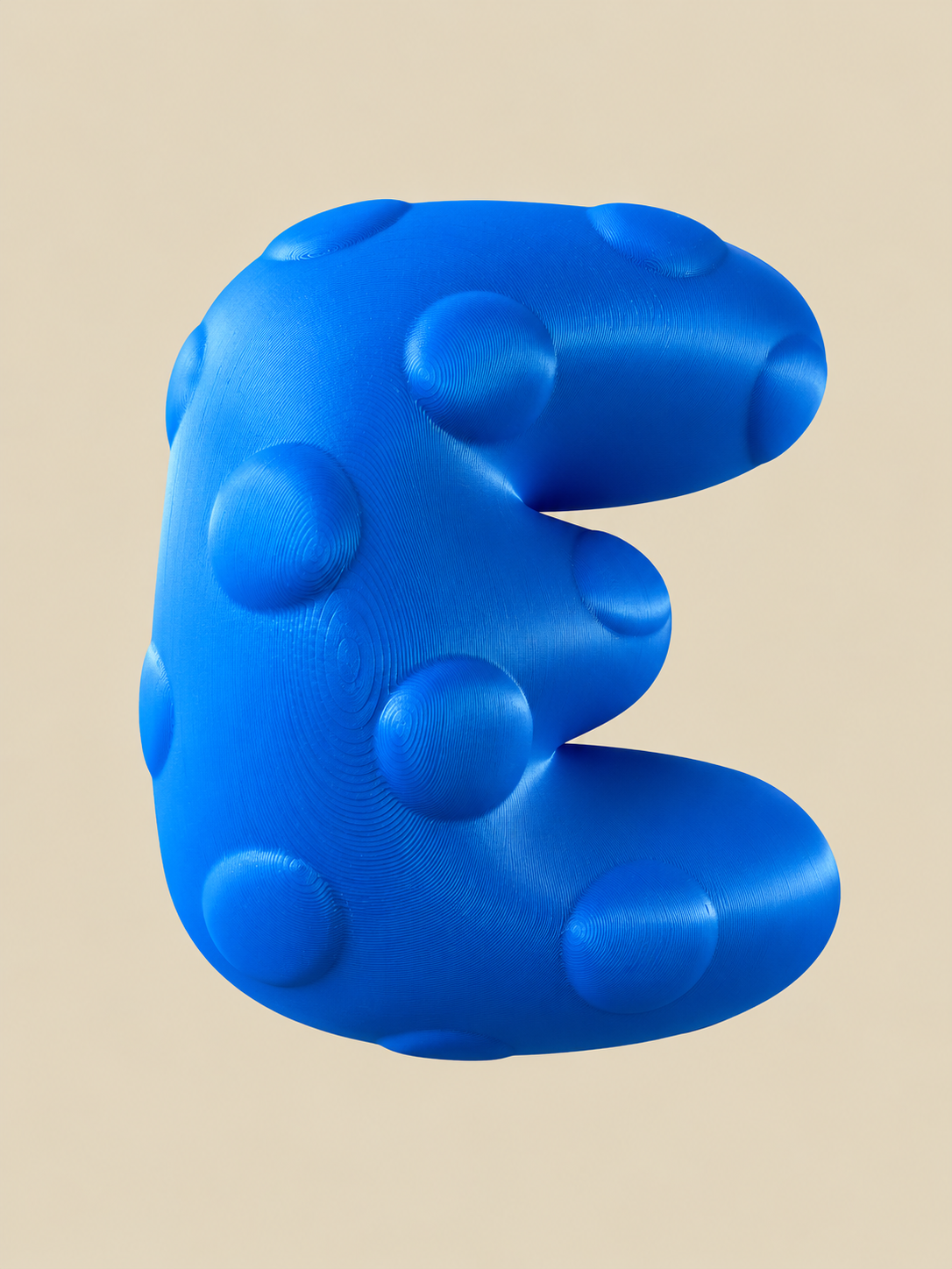 3D bubble letters Stippen