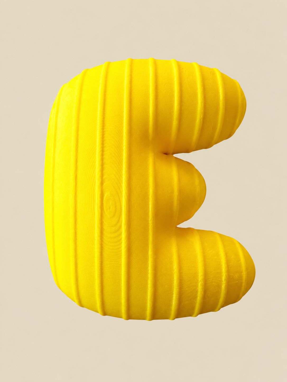 3D bubble letters Strepen