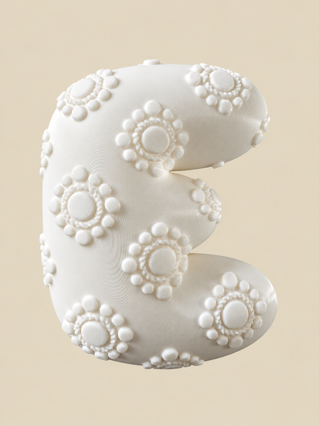 3D bubble letters Zeeuws Knopje