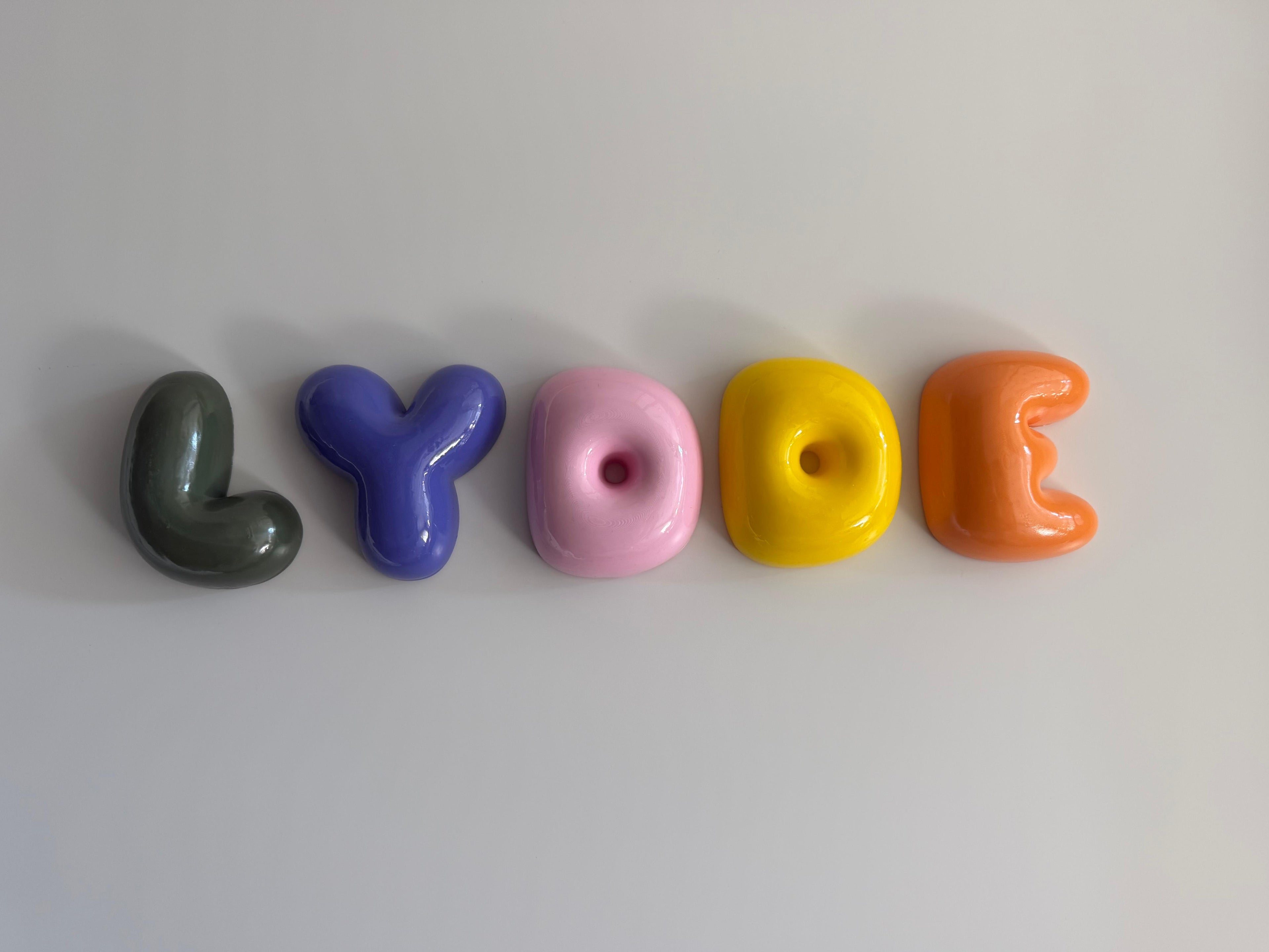 3D Bubble Letters