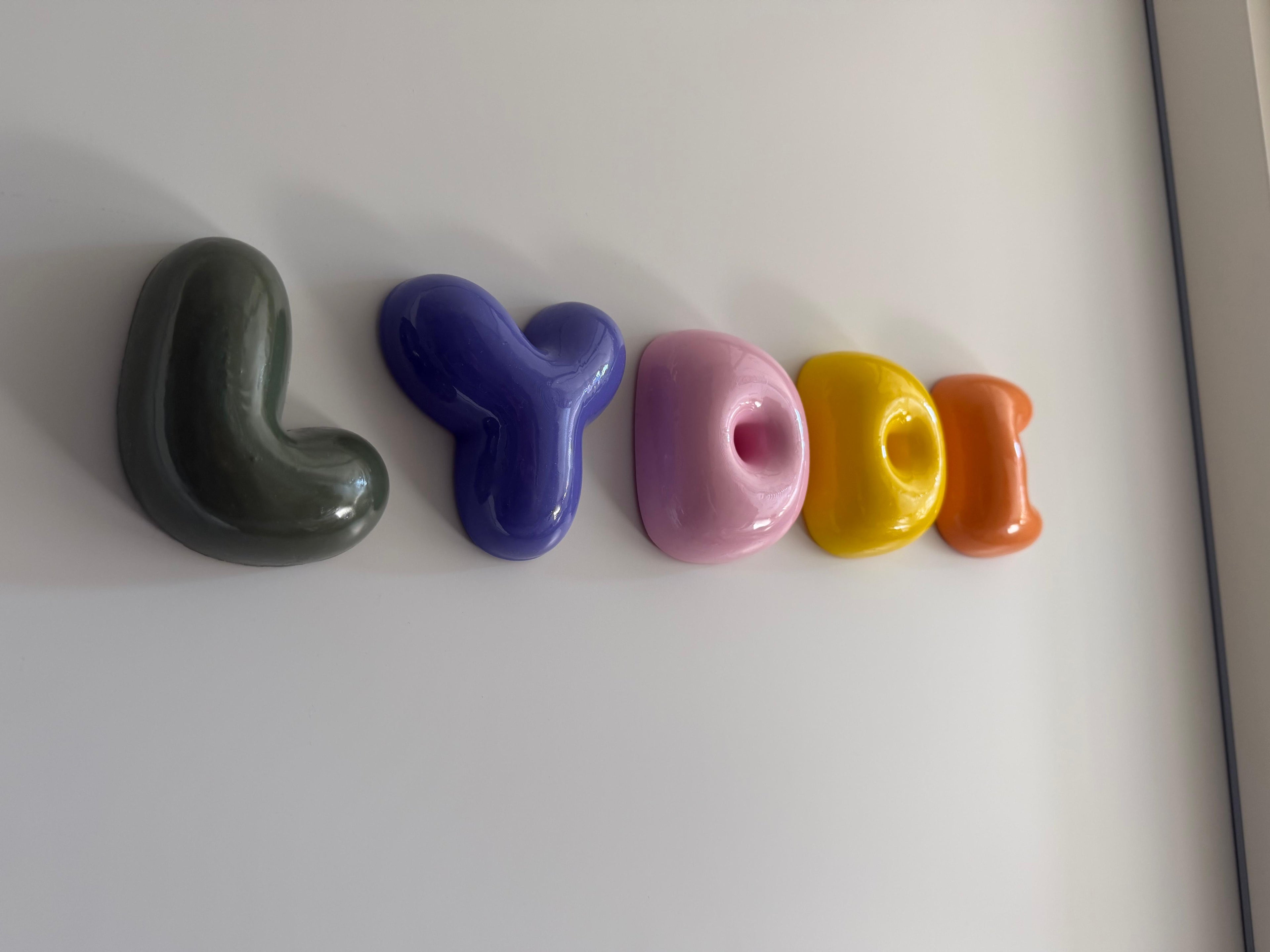 3D Bubble Letters