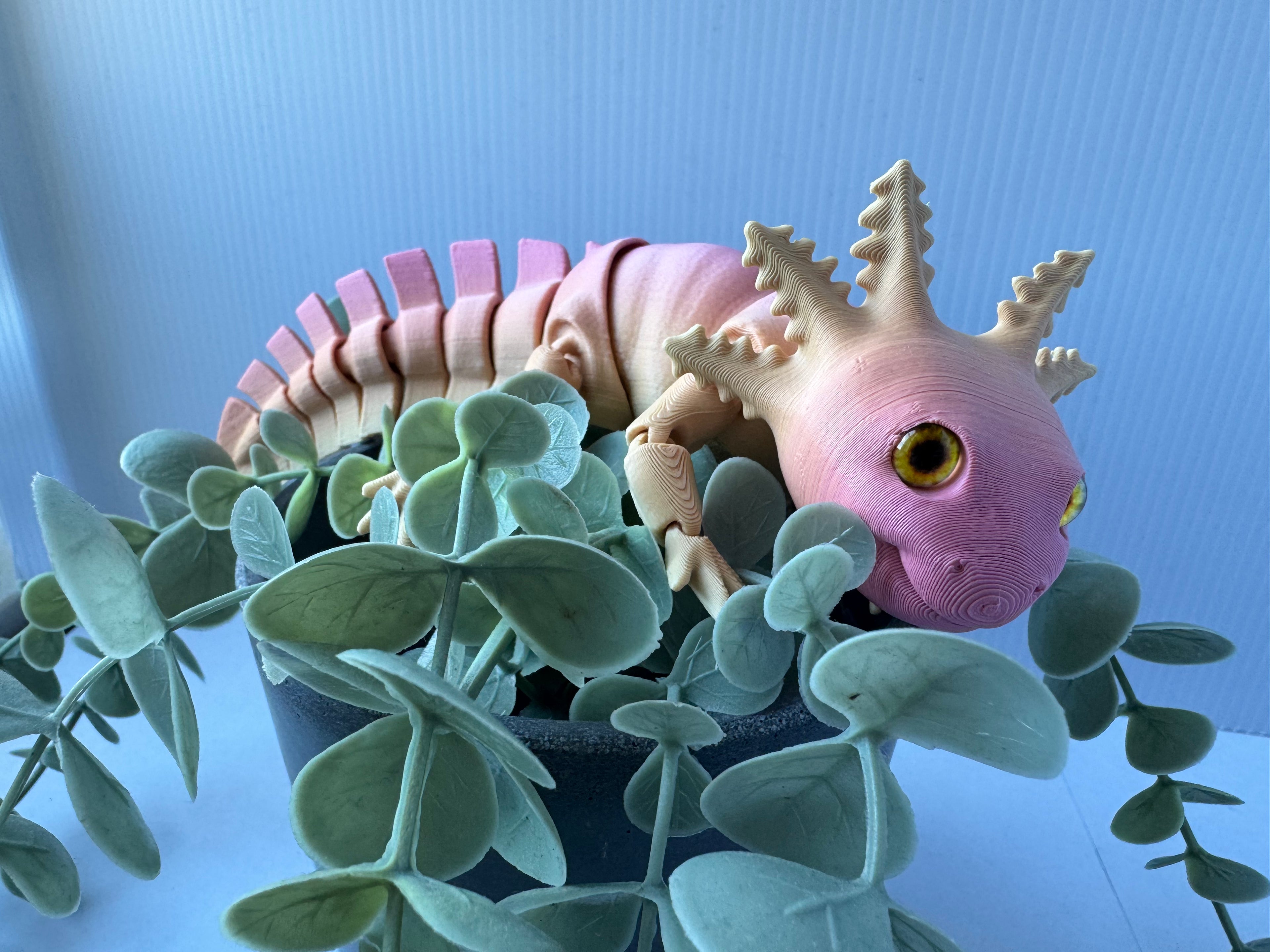 Articulated Axolotl fidget toy