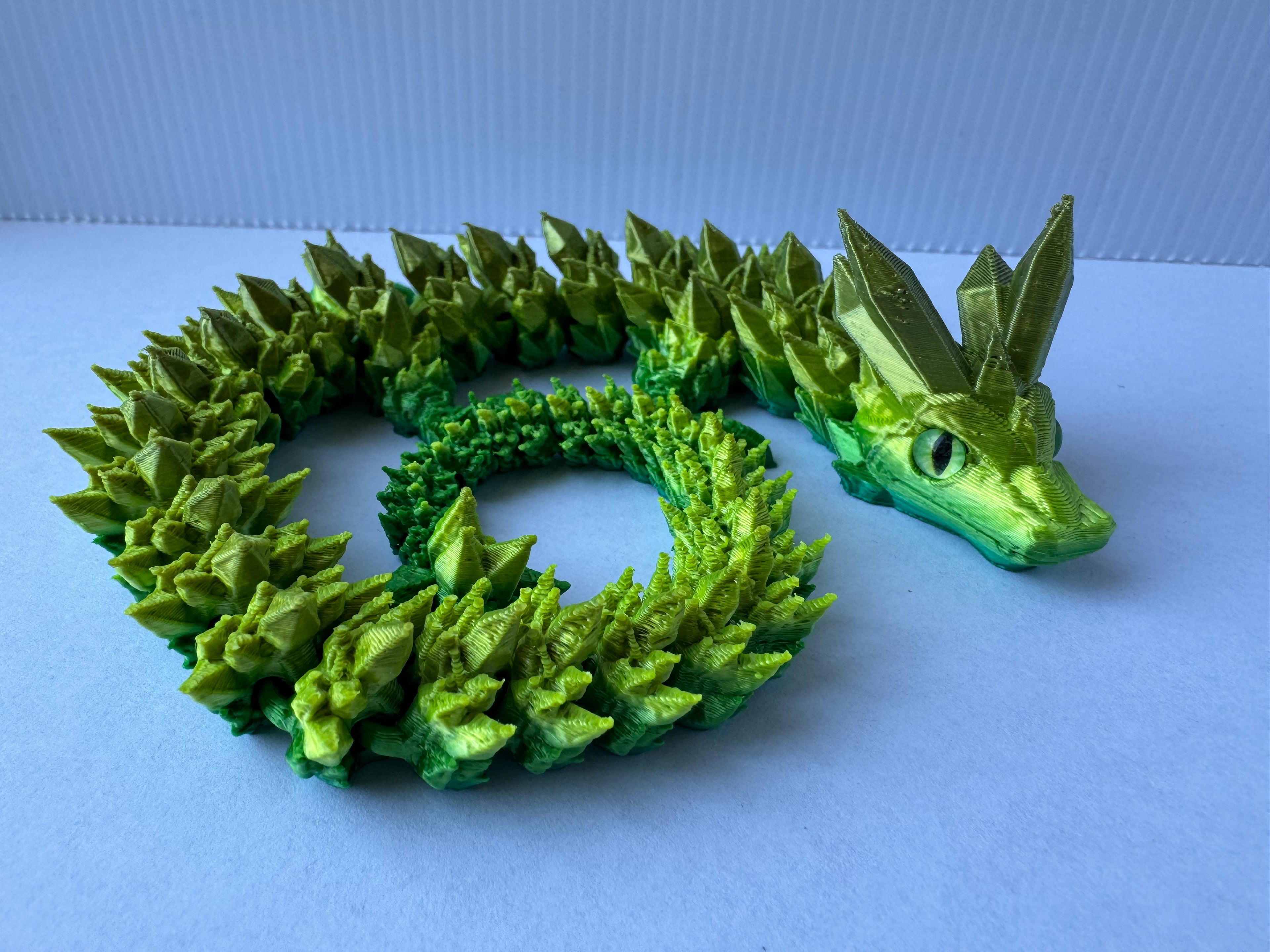 Articulated Crystal dragon fidget toy