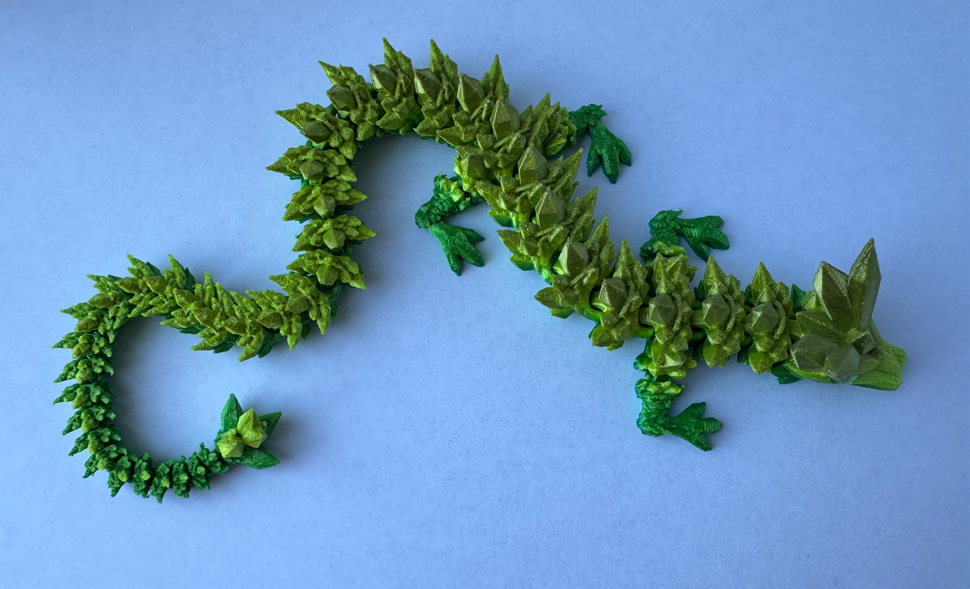 Articulated Crystal dragon fidget toy