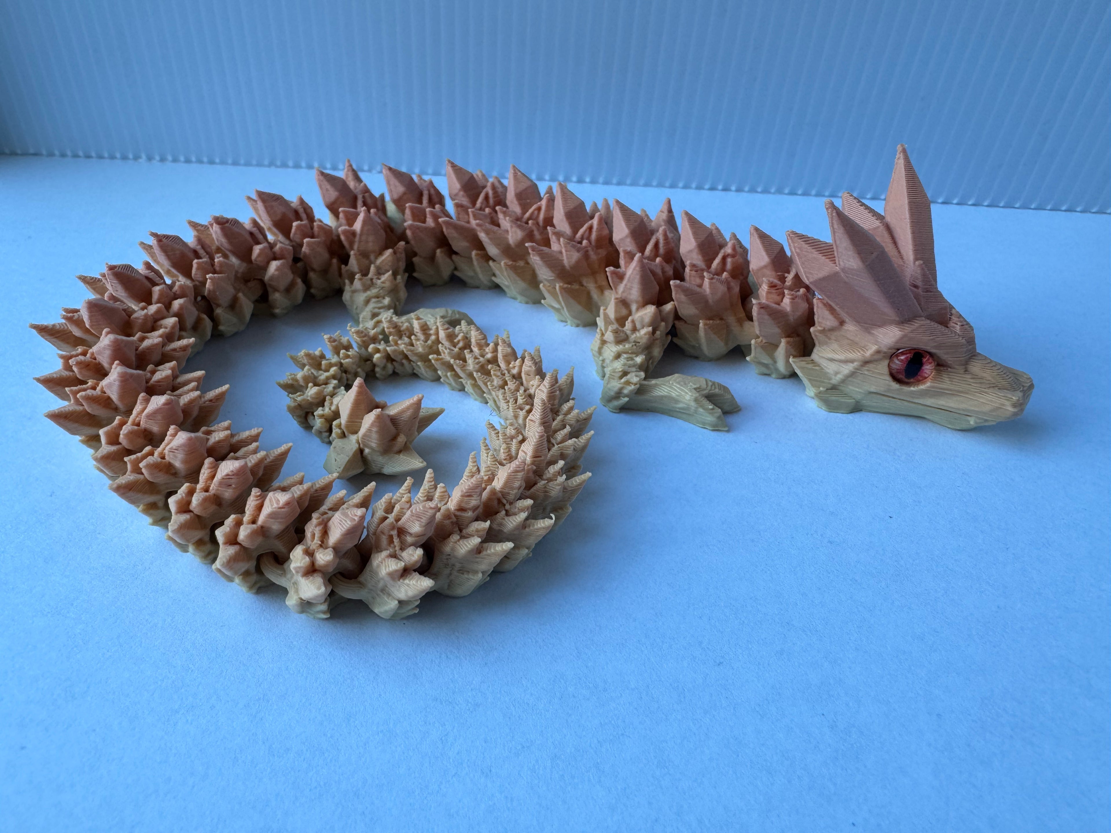 Articulated Crystal dragon fidget toy