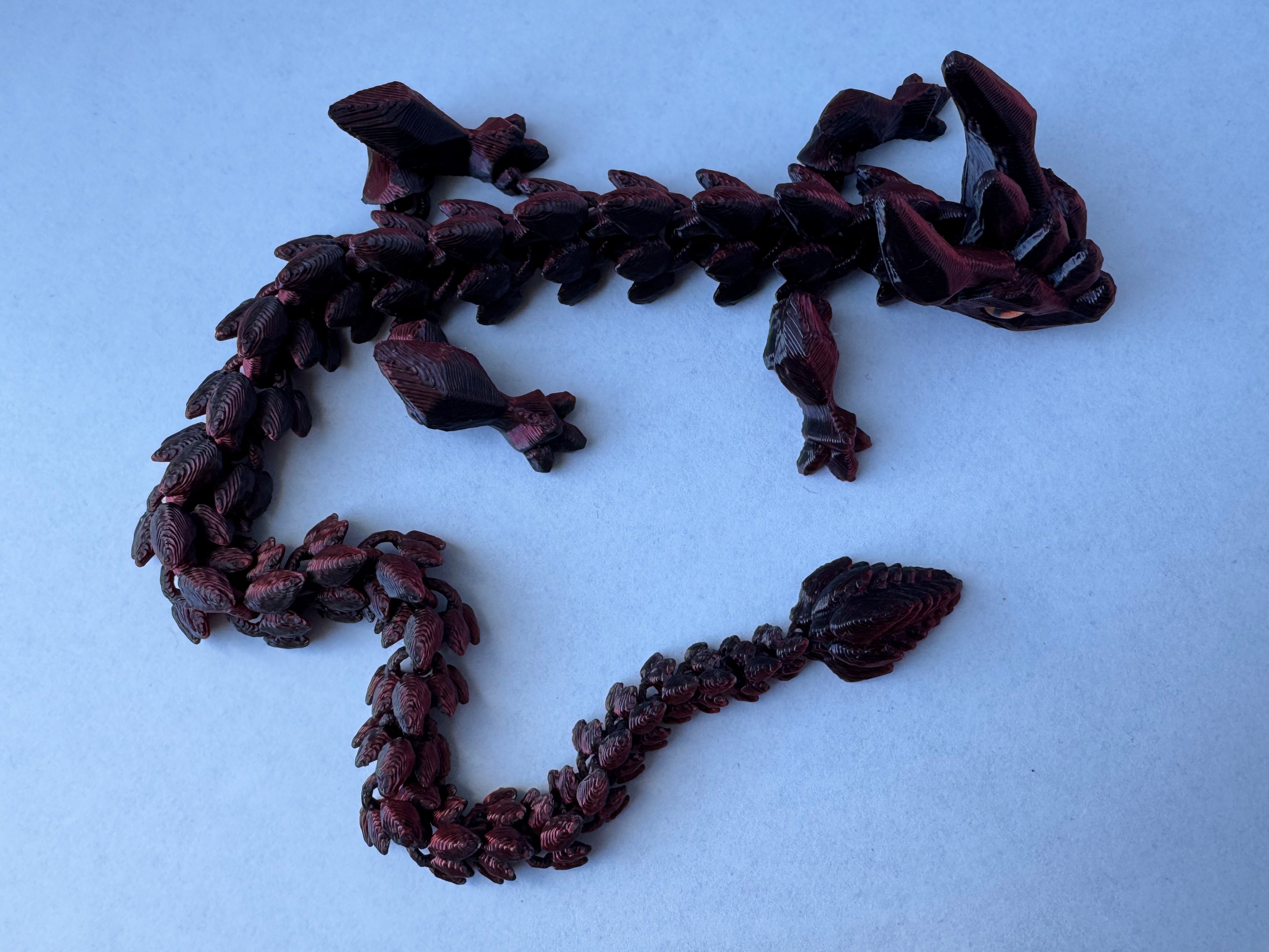 Articulated Bull dragon fidget toy