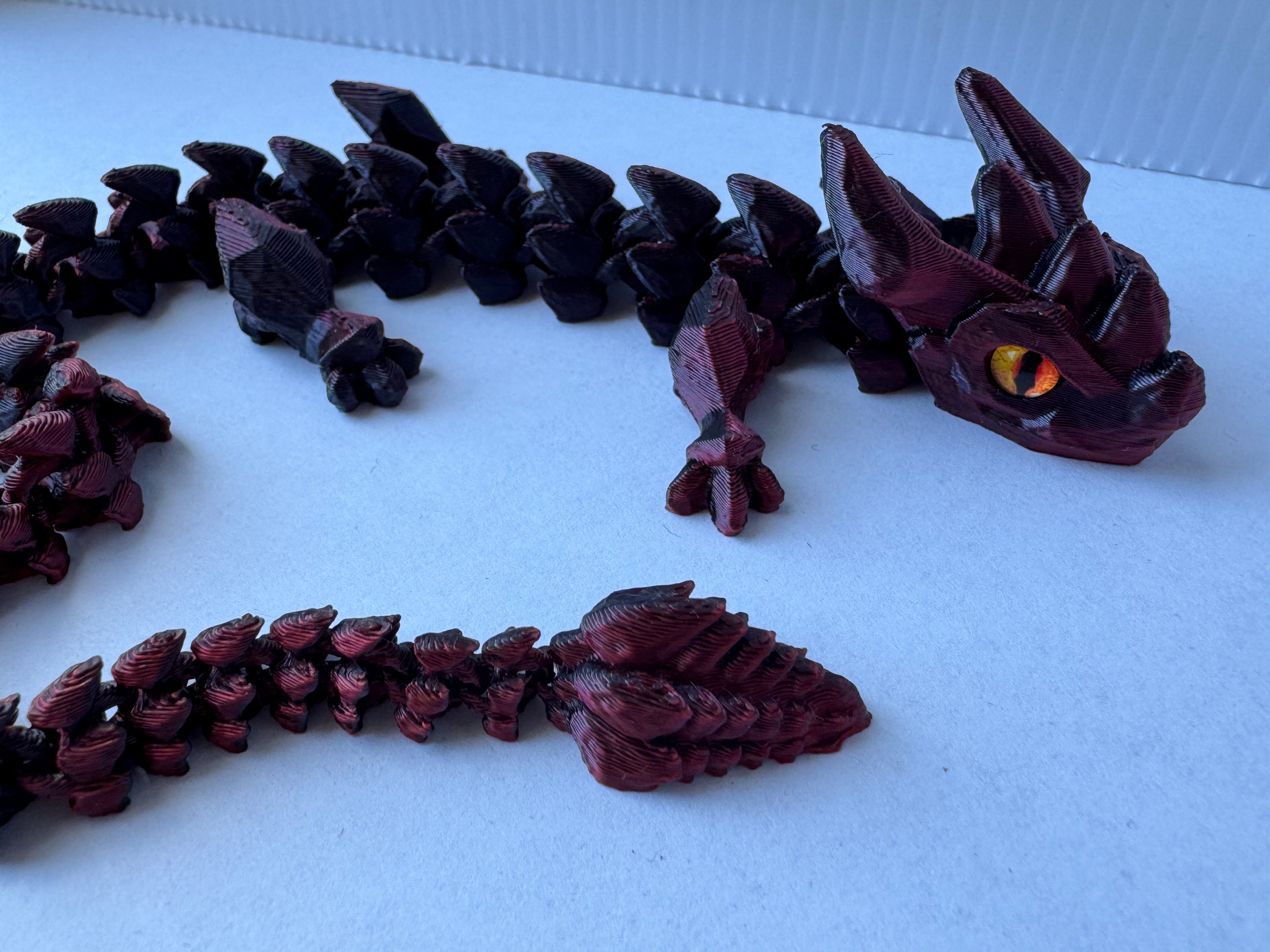 Articulated Bull dragon fidget toy