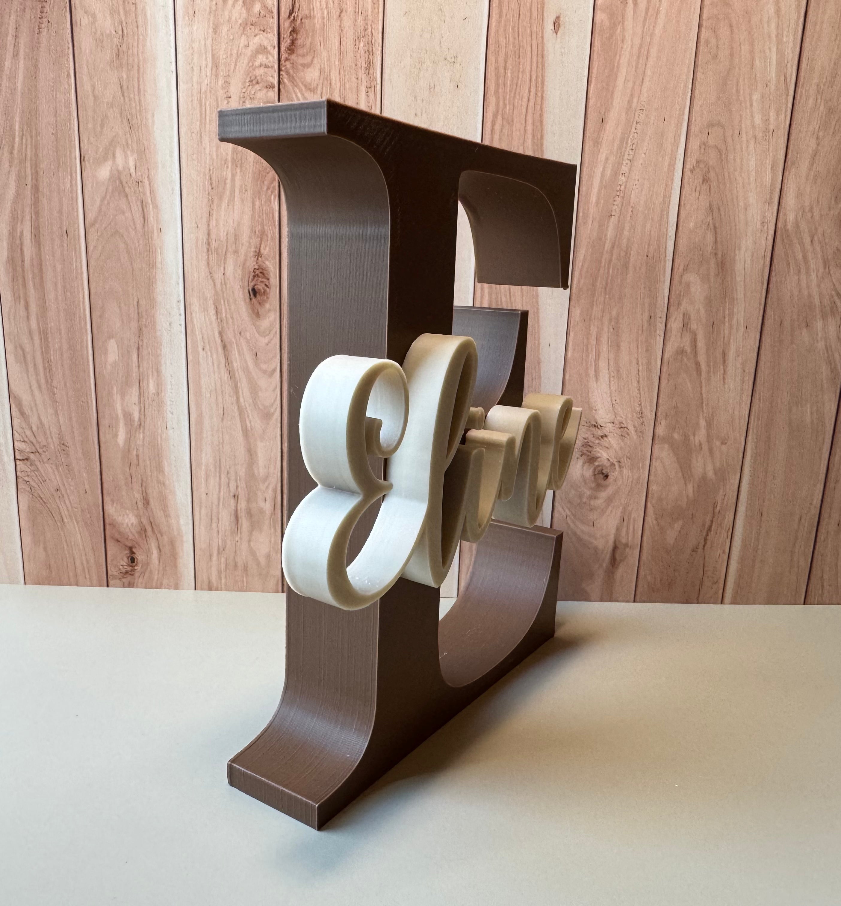 Letter met naam - perfect cadeau voor een pasgeborene 🍼