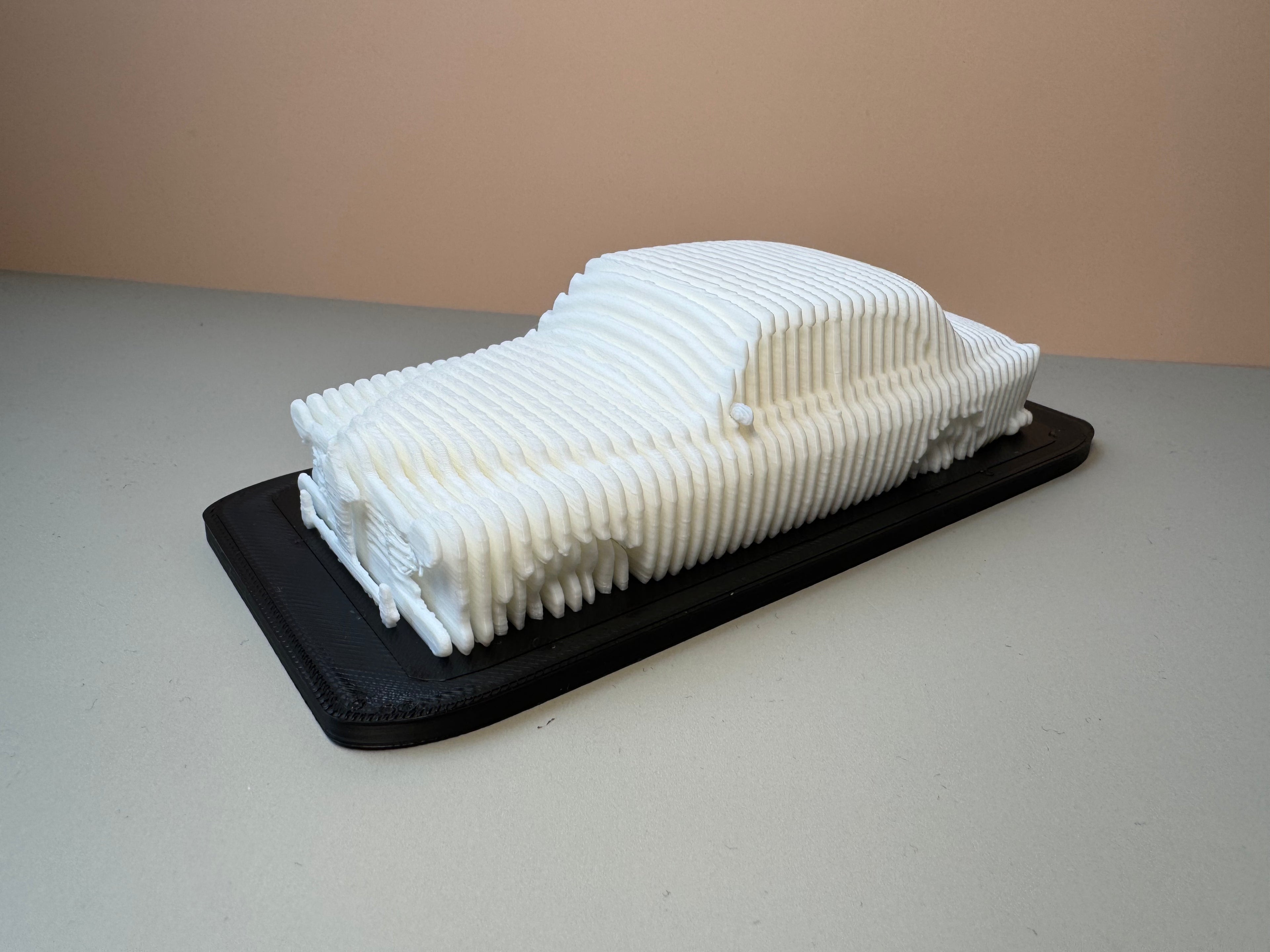 Volvo Amazon sliced car model