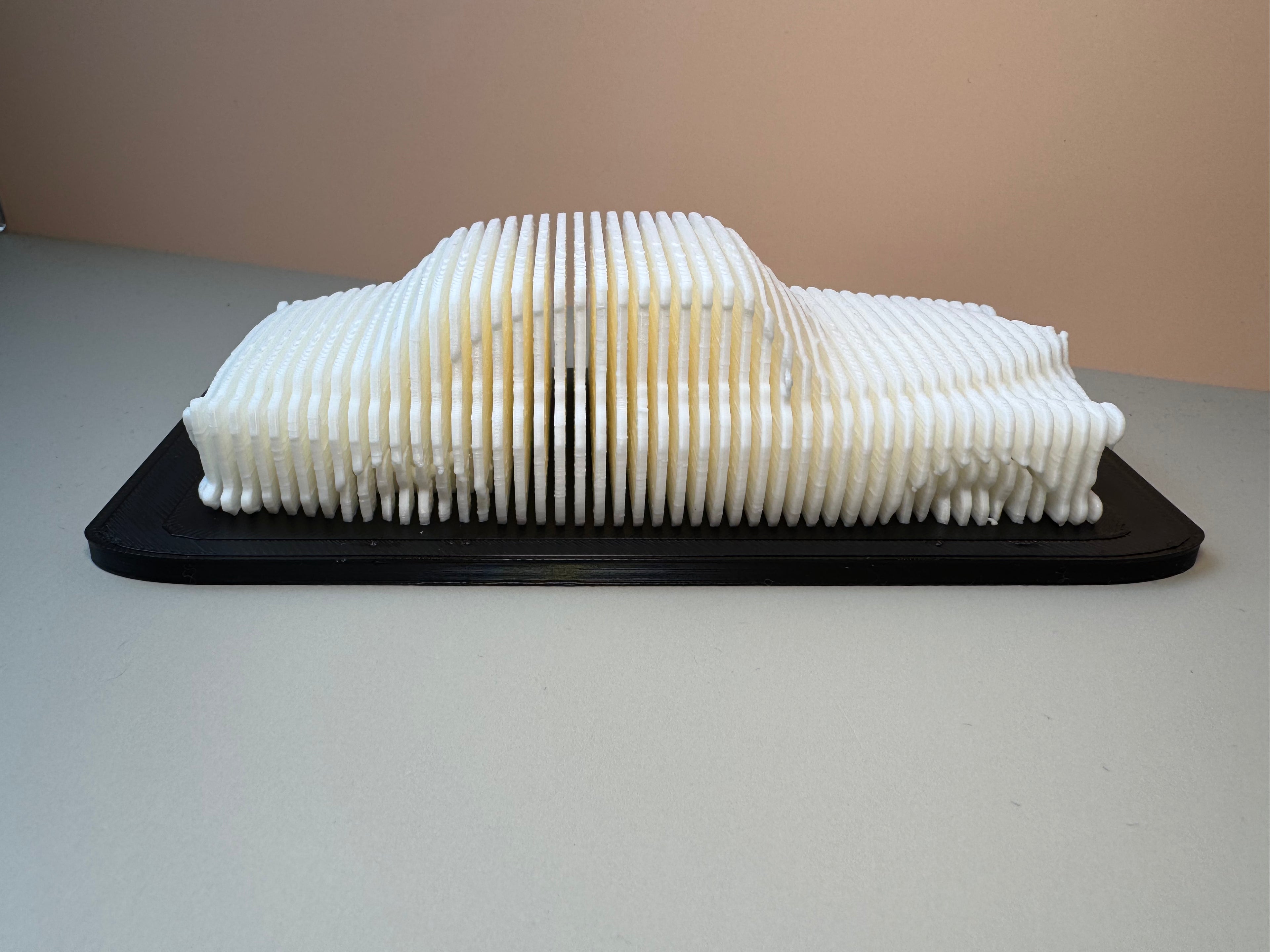 Volvo Amazon sliced car model