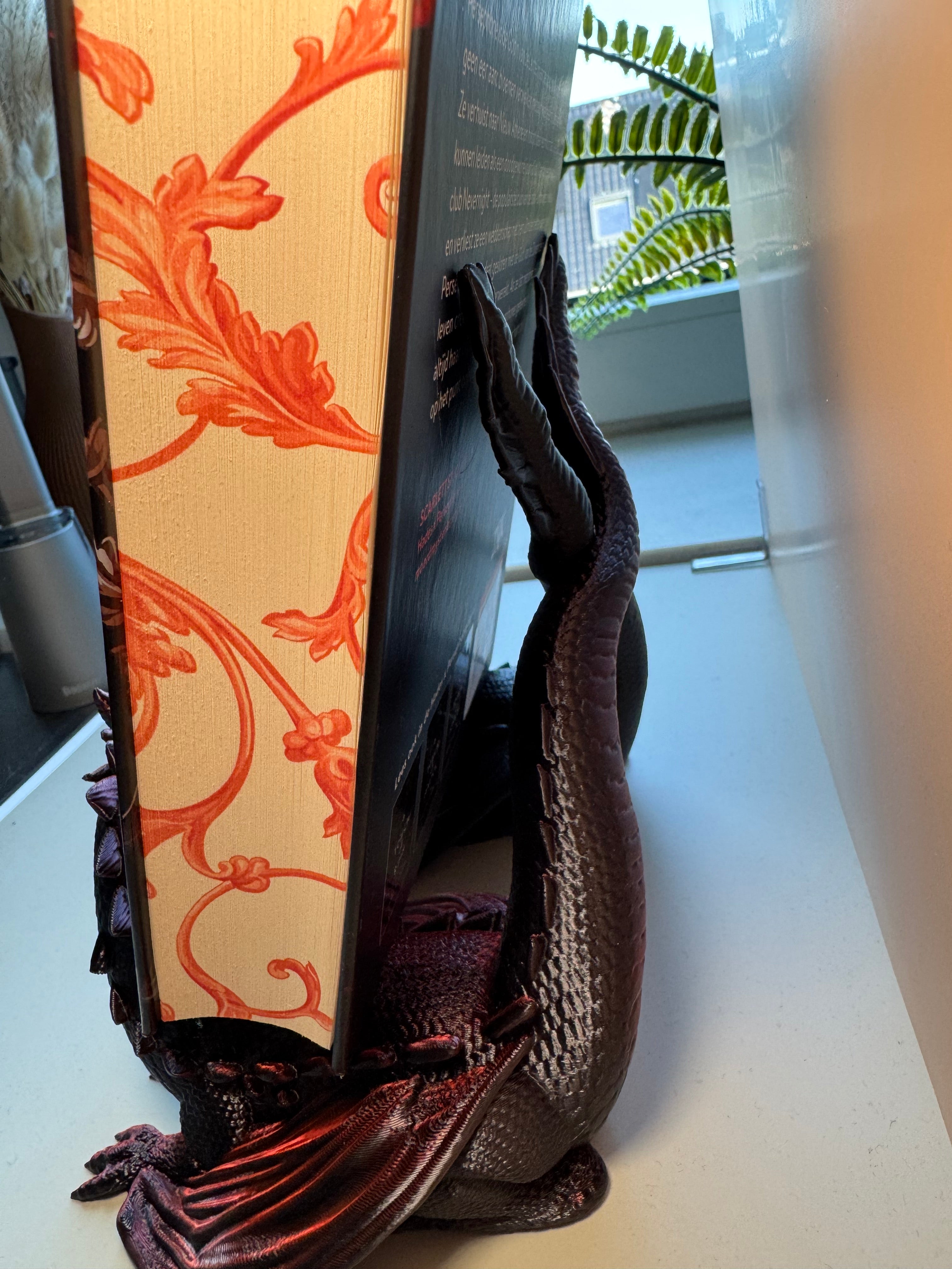 Boekenhouder (bookend)~ fantasy draken