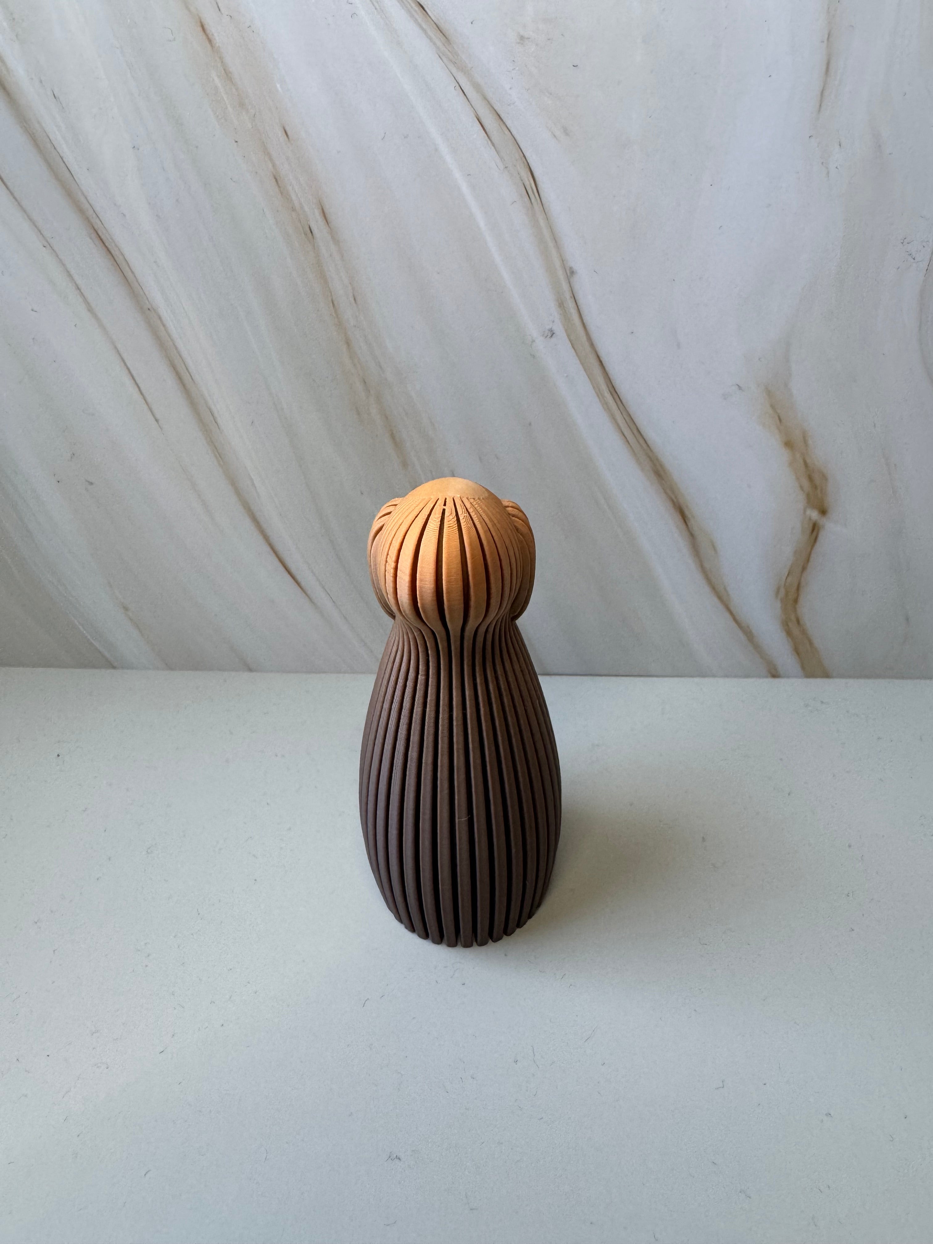 Honden beeldje voor bij familiebeeld/koppelbeeld