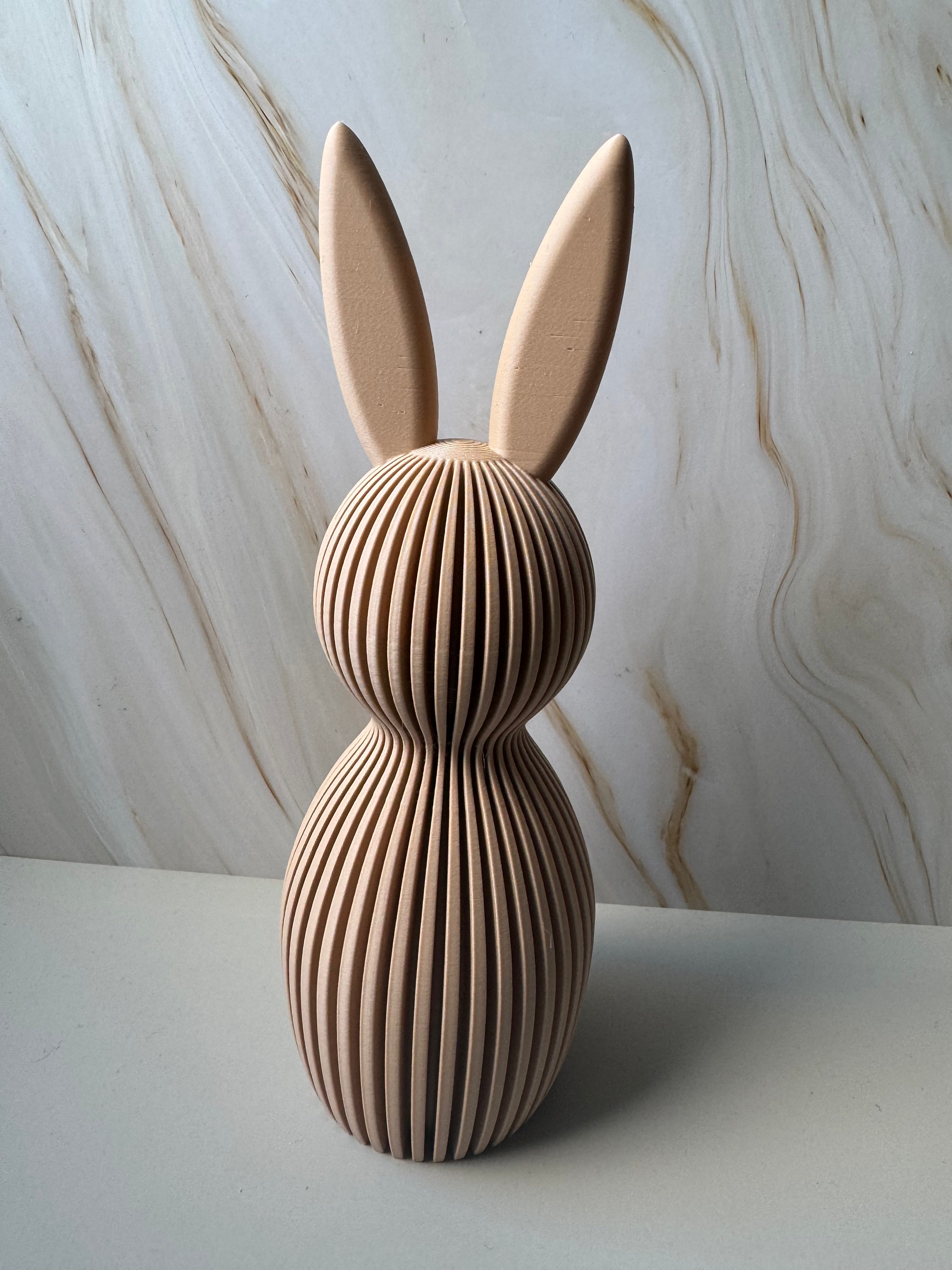 Decoratie konijnen ribbelstructuur