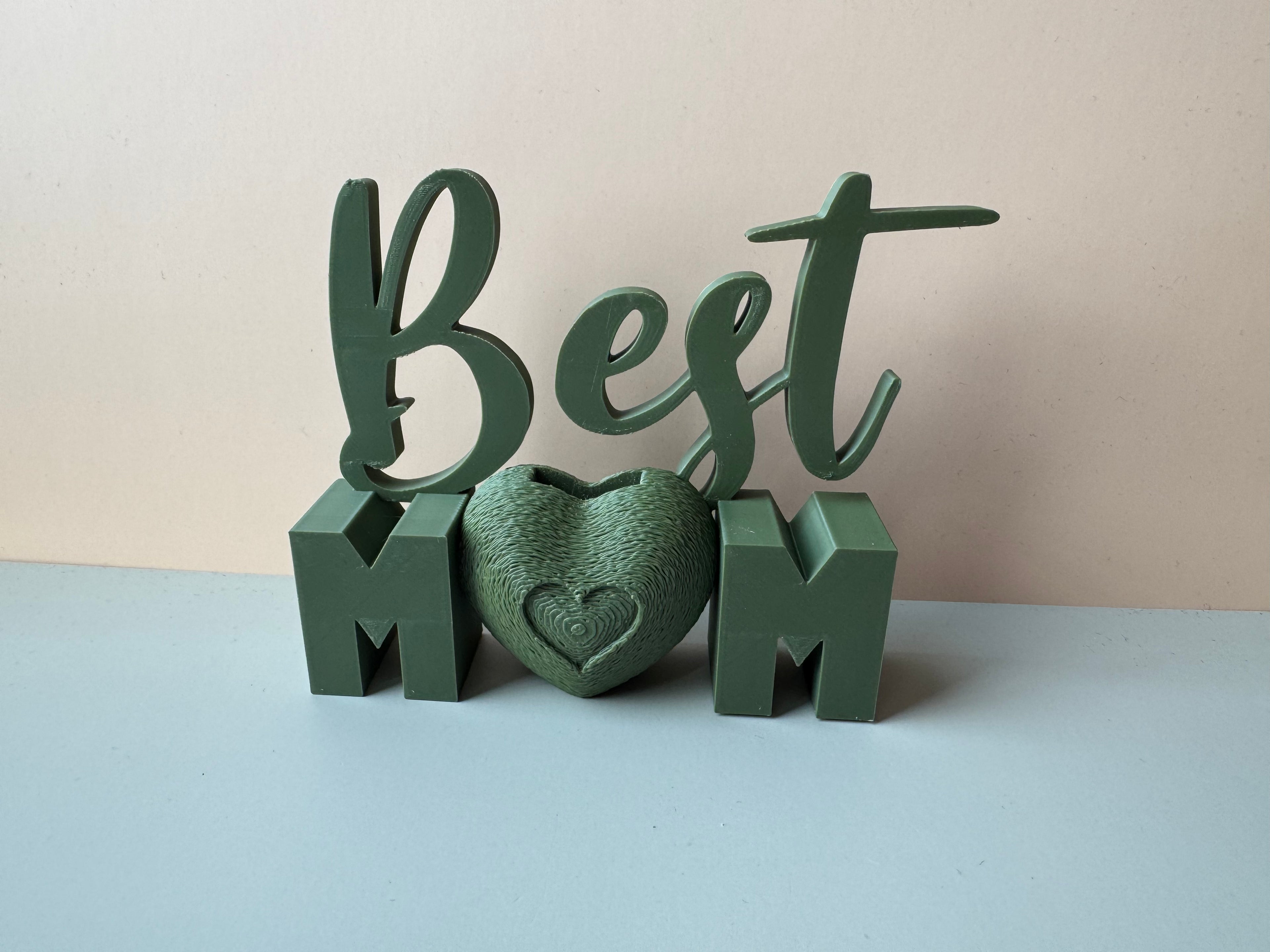 Moederdagcadeau best mom vaasje