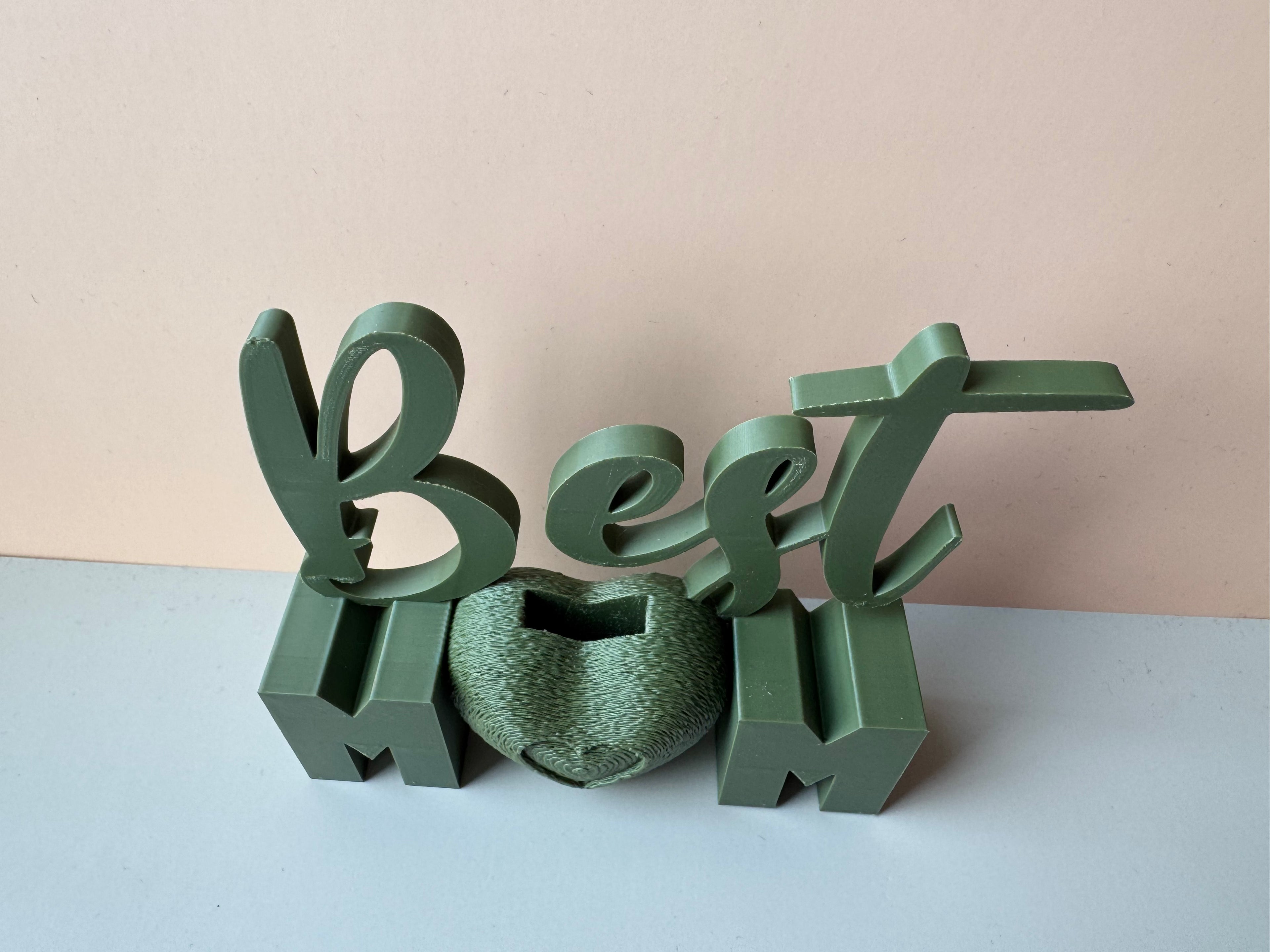 Moederdagcadeau best mom vaasje