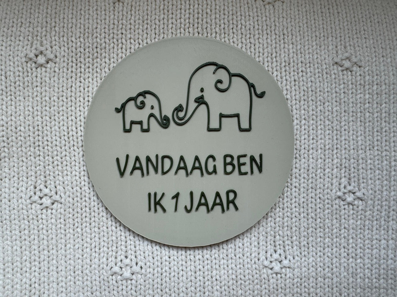 Mijlpaal kaartjes baby 0 maanden tot 1 jaar