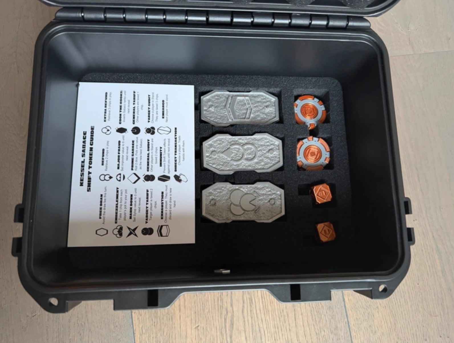 Mooie opbergkoffer voor Kessel Sabacc