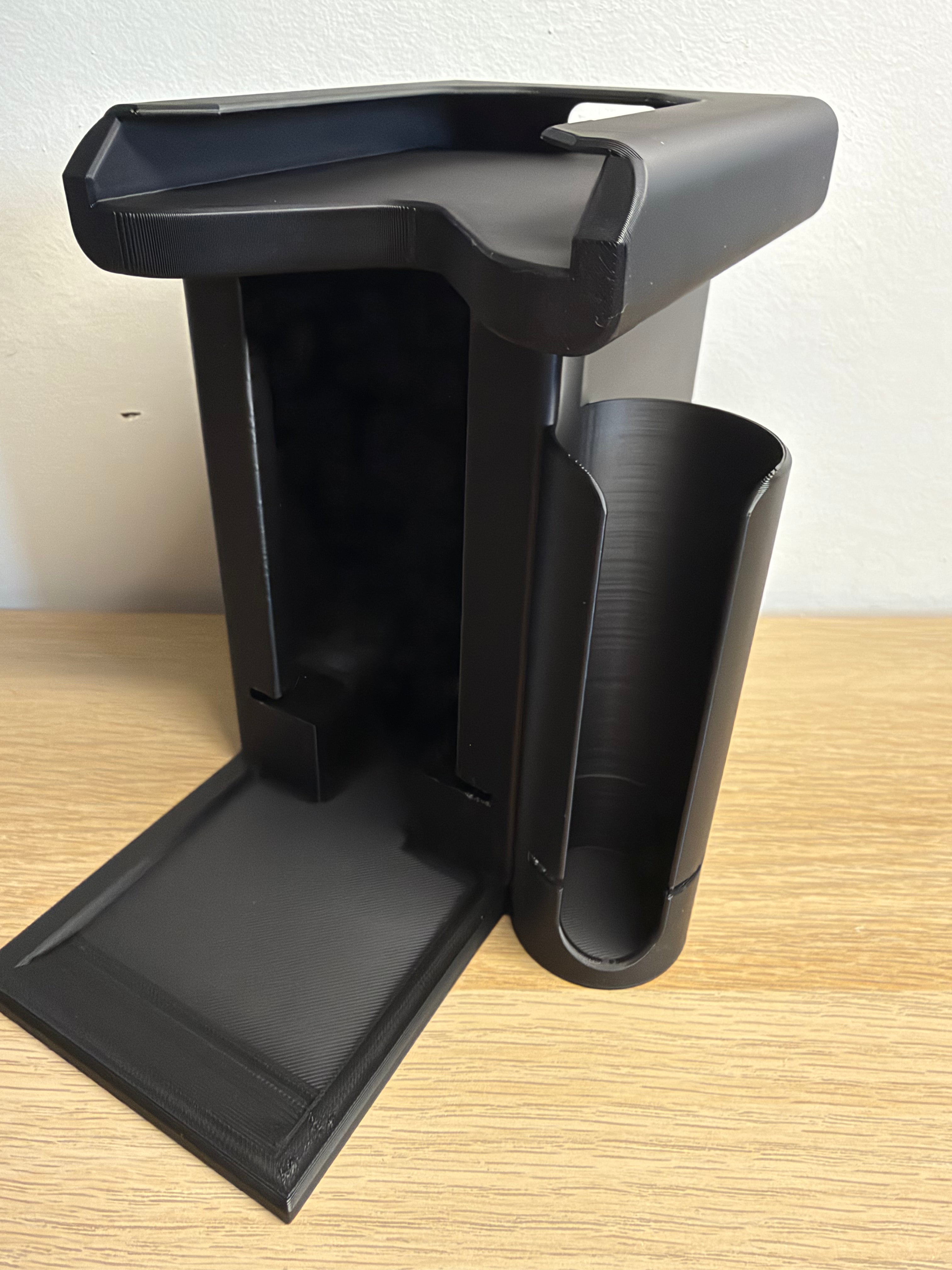 Outlet Hitster toren zwart met oneffenheden