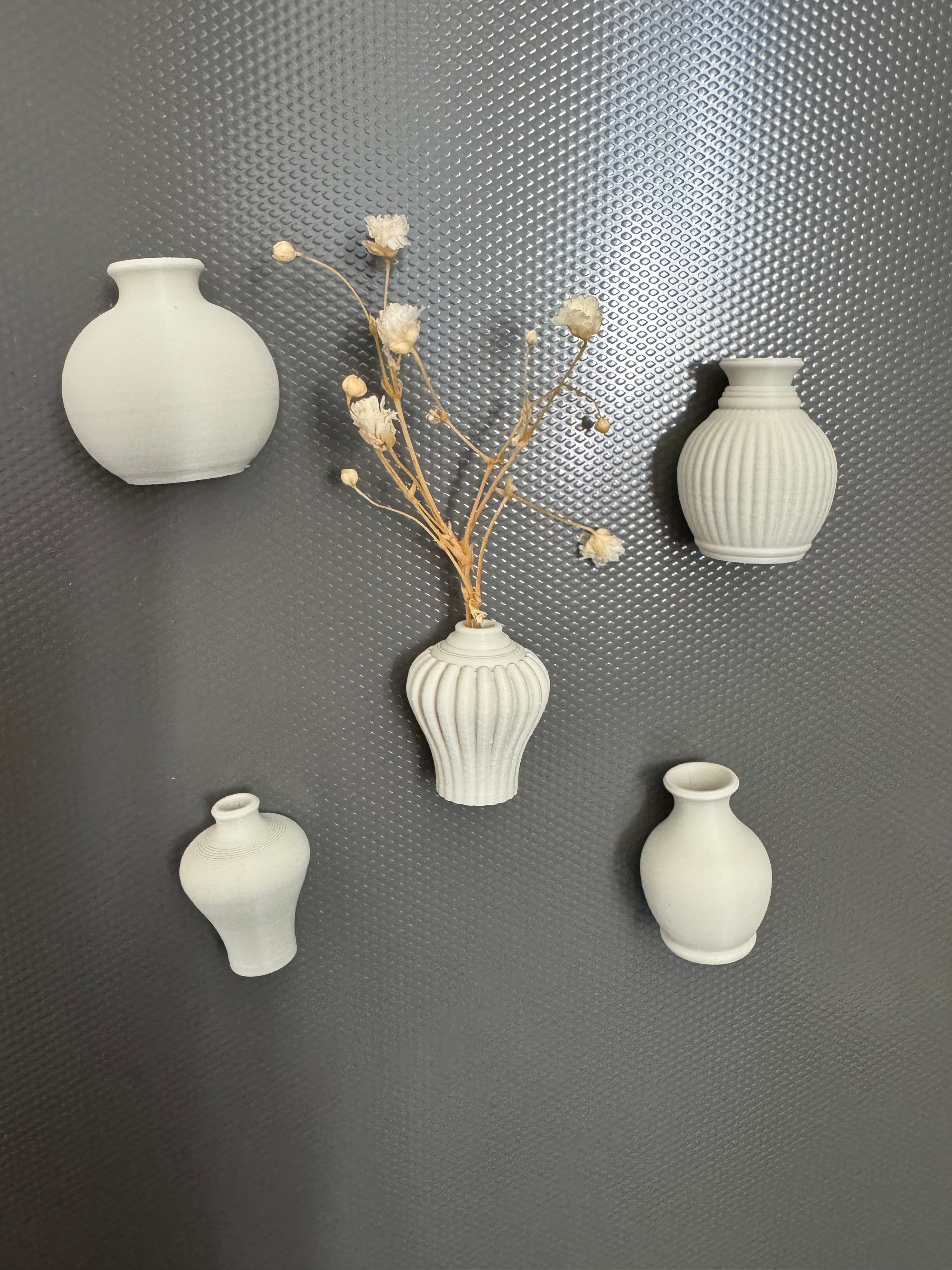 Mini Vaasjes Koelkastmagneten