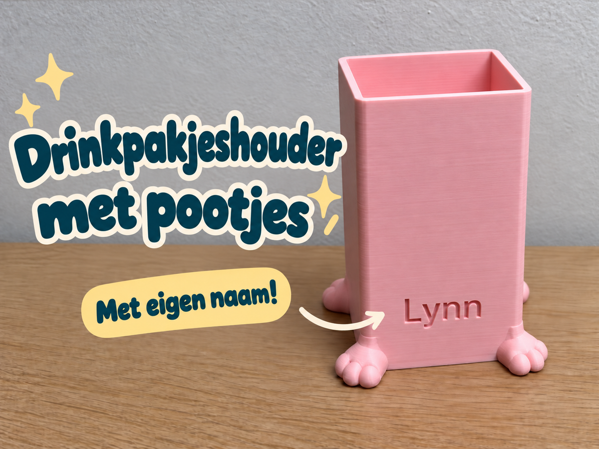 Pakjeshouder pootjes hond of kat met aanpasbare naam