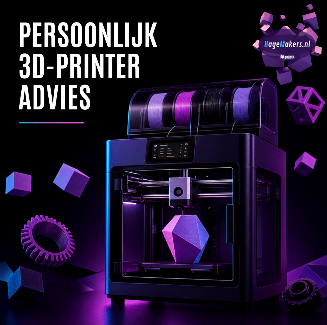 Persoonlijk 3D-printer aankoopadvies en informatiegesprek